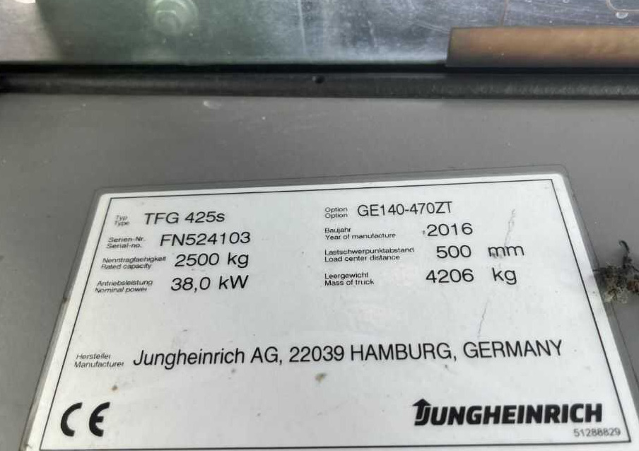 Jungheinrich TFG425s - Gasni viljuškar: slika 4 Jungheinrich TFG425s - Gasni viljuškar: slika 4