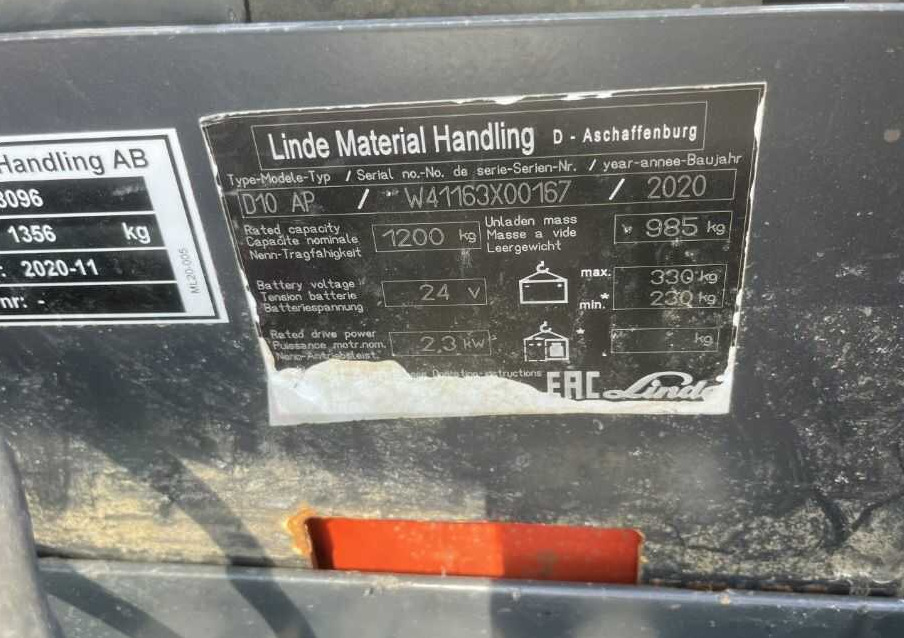 Linde D10AP - Slagač: slika 4 Linde D10AP - Slagač: slika 4
