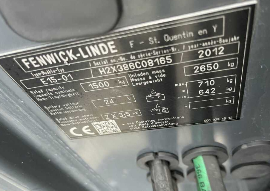 Linde E15-01 - Električni viljuškar: slika 4 Linde E15-01 - Električni viljuškar: slika 4