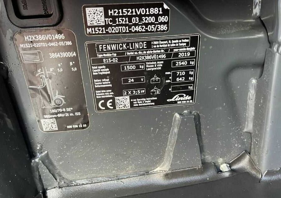 Linde E15-02 - Električni viljuškar: slika 4 Linde E15-02 - Električni viljuškar: slika 4