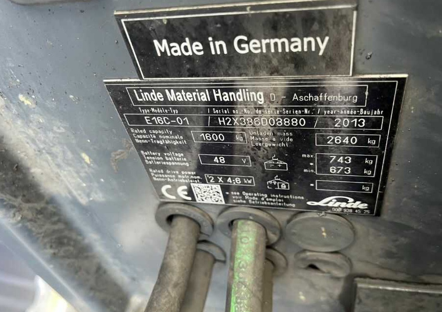 Linde E16-01 - Električni viljuškar: slika 4 Linde E16-01 - Električni viljuškar: slika 4