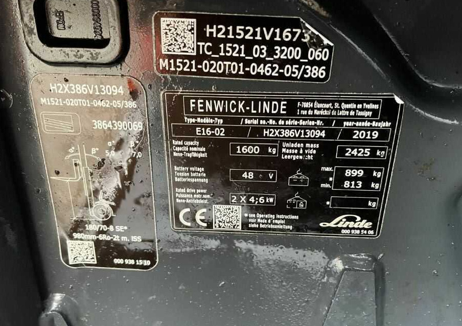 Linde E16-02 - Električni viljuškar: slika 4 Linde E16-02 - Električni viljuškar: slika 4
