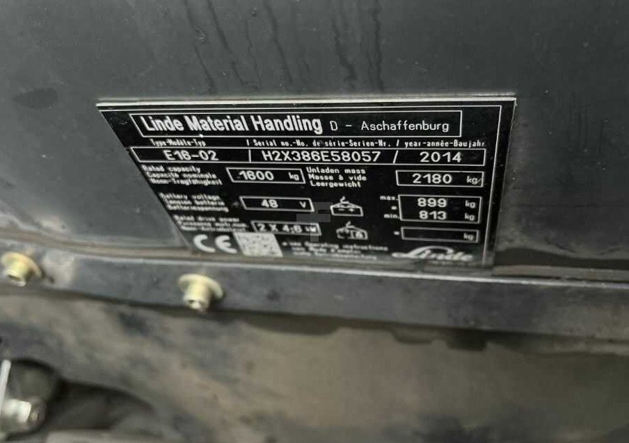 Linde E16-02 - Električni viljuškar: slika 4 Linde E16-02 - Električni viljuškar: slika 4
