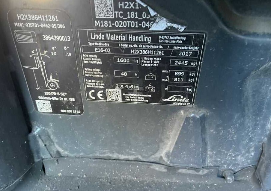Linde E16-02 - Električni viljuškar: slika 4 Linde E16-02 - Električni viljuškar: slika 4