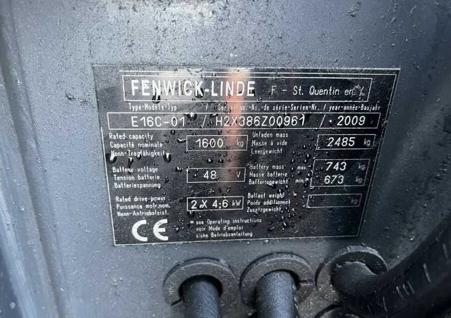 Linde E16C-01 - Električni viljuškar: slika 4 Linde E16C-01 - Električni viljuškar: slika 4