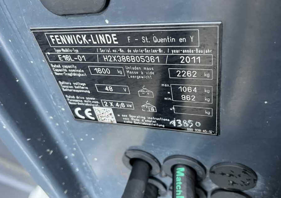 Linde E16L-02 - Električni viljuškar: slika 4 Linde E16L-02 - Električni viljuškar: slika 4