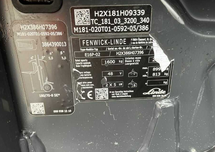 Linde E16P-02 - Električni viljuškar: slika 4 Linde E16P-02 - Električni viljuškar: slika 4
