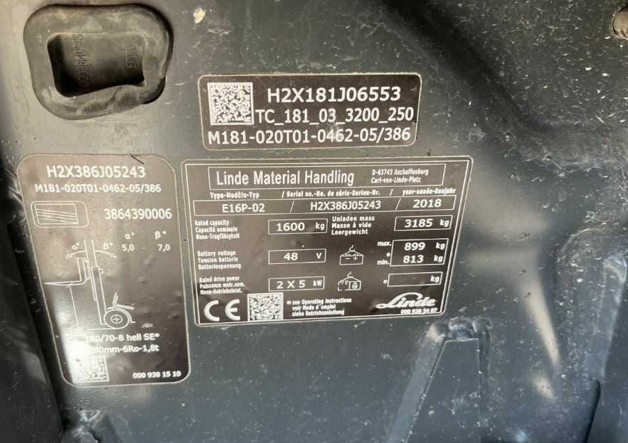 Linde E16P-02 - Električni viljuškar: slika 4 Linde E16P-02 - Električni viljuškar: slika 4