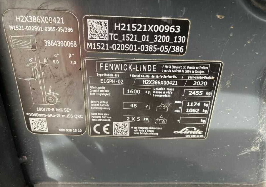 Linde E16PH-02 - Električni viljuškar: slika 4 Linde E16PH-02 - Električni viljuškar: slika 4