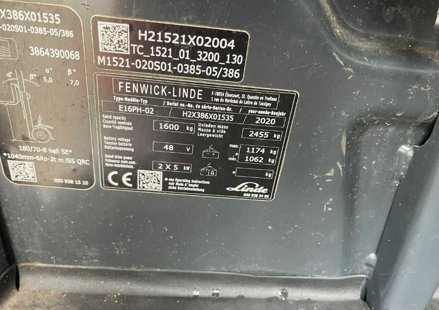 Linde E16PH-02 - Električni viljuškar: slika 4 Linde E16PH-02 - Električni viljuškar: slika 4