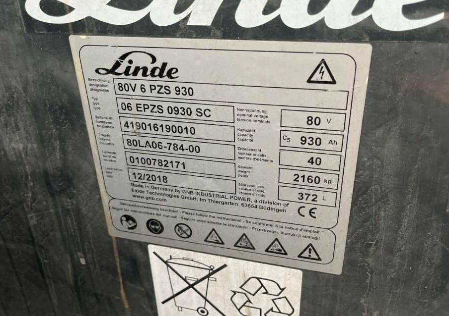 Električni viljuškar Linde E50HL-01: slika 9