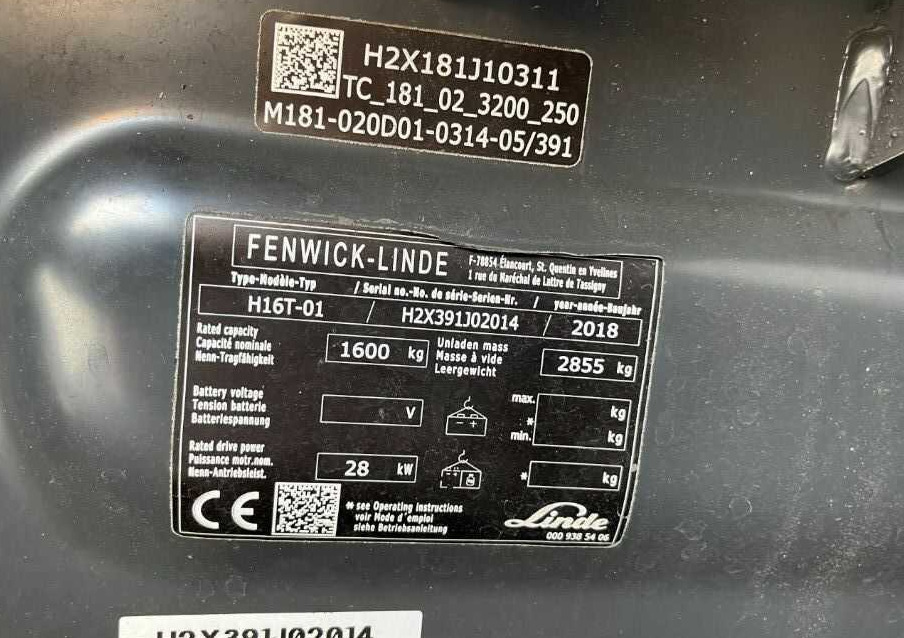 Linde H16T-01 - Gasni viljuškar: slika 4 Linde H16T-01 - Gasni viljuškar: slika 4