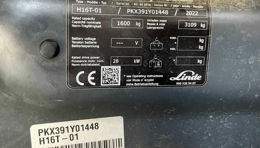 Linde H16T-01 - Gasni viljuškar: slika 4 Linde H16T-01 - Gasni viljuškar: slika 4