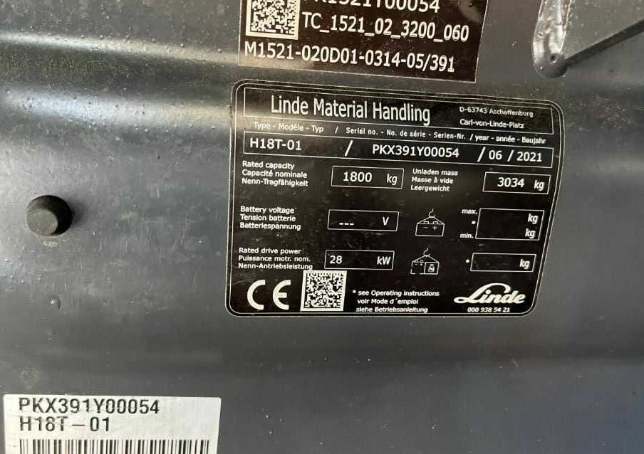 Linde H18T-01 - Gasni viljuškar: slika 4 Linde H18T-01 - Gasni viljuškar: slika 4