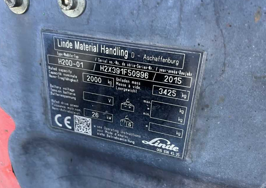 Linde H20D-01 - Dizel viljuškar: slika 4 Linde H20D-01 - Dizel viljuškar: slika 4