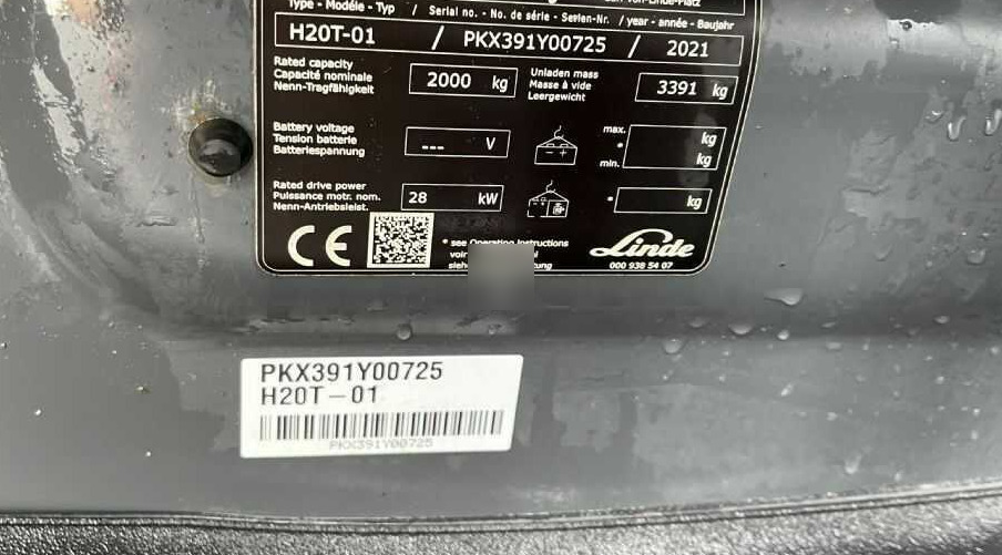 Linde H20T-01 - Gasni viljuškar: slika 4 Linde H20T-01 - Gasni viljuškar: slika 4