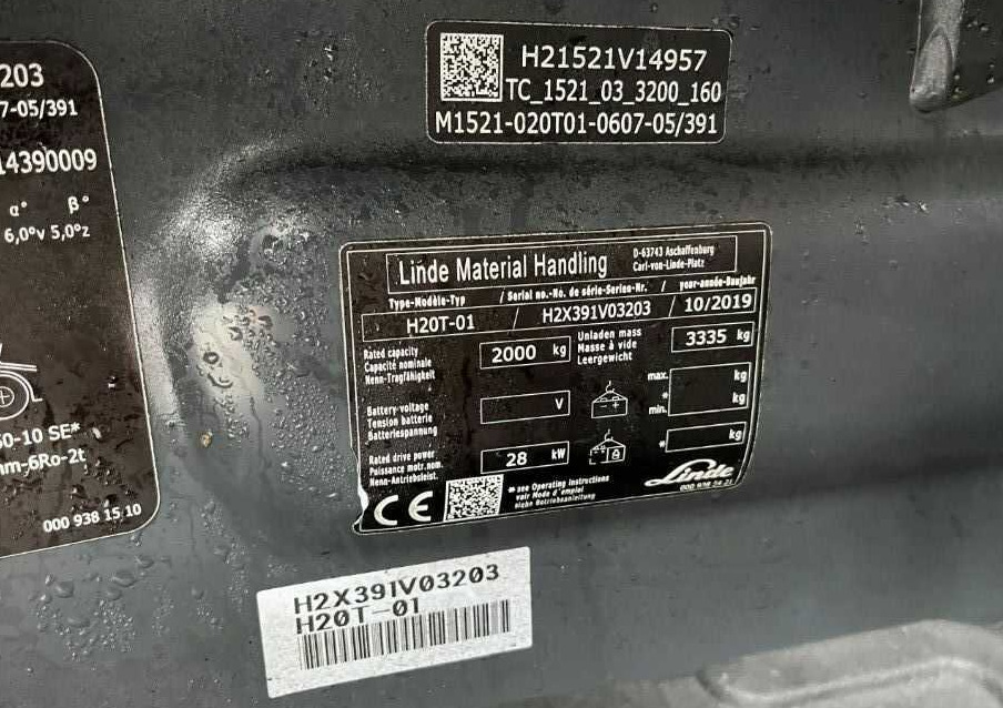 Linde H20T-01 - Gasni viljuškar: slika 4 Linde H20T-01 - Gasni viljuškar: slika 4
