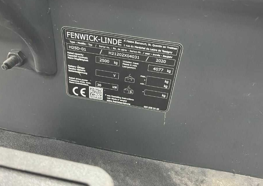 Linde H25D-01 - Dizel viljuškar: slika 4 Linde H25D-01 - Dizel viljuškar: slika 4