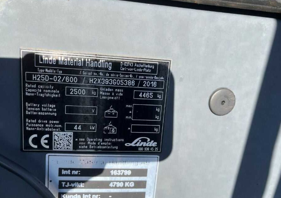 Linde H25D-02/600 - Dizel viljuškar: slika 4 Linde H25D-02/600 - Dizel viljuškar: slika 4