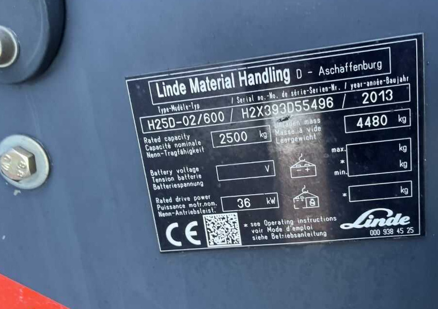 Linde H25D-02/600 - Dizel viljuškar: slika 4 Linde H25D-02/600 - Dizel viljuškar: slika 4