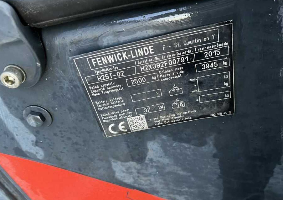 Linde H25T-01 - Gasni viljuškar: slika 4 Linde H25T-01 - Gasni viljuškar: slika 4