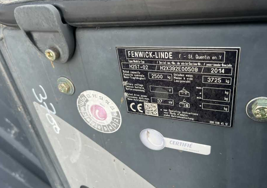 Linde H25T-01 - Gasni viljuškar: slika 5 Linde H25T-01 - Gasni viljuškar: slika 5