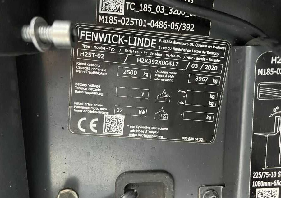 Linde H25T-02 - Gasni viljuškar: slika 4 Linde H25T-02 - Gasni viljuškar: slika 4