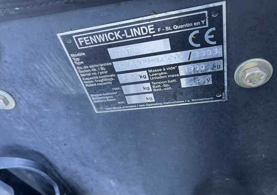 Linde H25T - Gasni viljuškar: slika 4 Linde H25T - Gasni viljuškar: slika 4