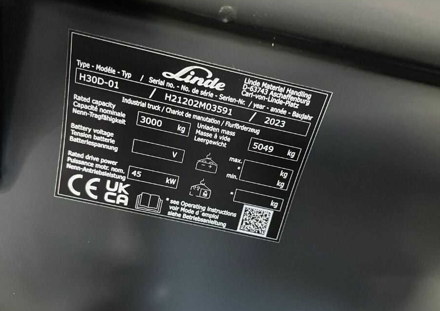 Linde H30D-01 - Dizel viljuškar: slika 4 Linde H30D-01 - Dizel viljuškar: slika 4