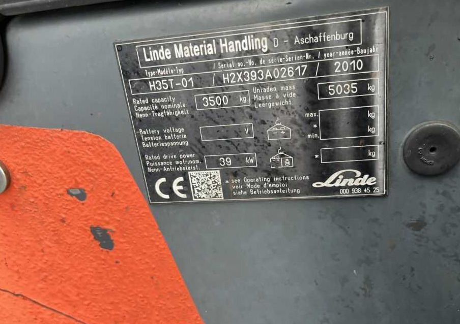 Linde H35T-01 - Gasni viljuškar: slika 4 Linde H35T-01 - Gasni viljuškar: slika 4