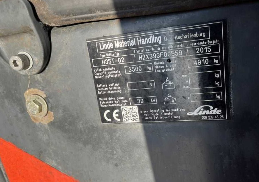 Linde H35T-02 - Gasni viljuškar: slika 4 Linde H35T-02 - Gasni viljuškar: slika 4