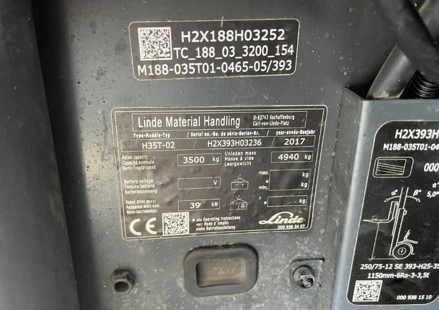 Linde H35T-02 - Gasni viljuškar: slika 4 Linde H35T-02 - Gasni viljuškar: slika 4
