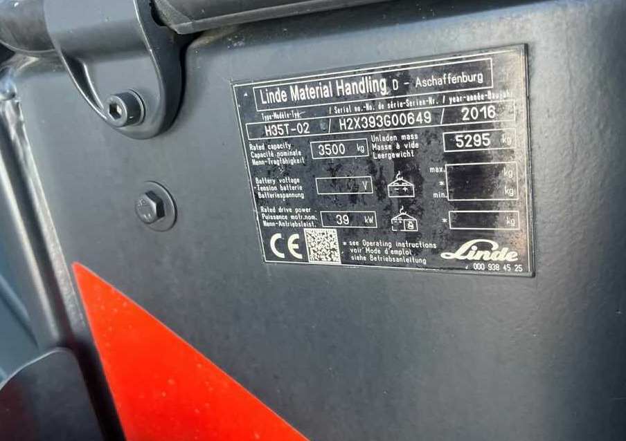 Gasni viljuškar Linde H35T-02: slika 7