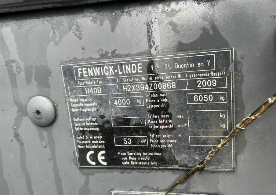 Linde H40D-01 - Dizel viljuškar: slika 4 Linde H40D-01 - Dizel viljuškar: slika 4