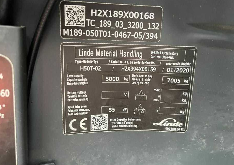 Linde H50T-02 - Gasni viljuškar: slika 4 Linde H50T-02 - Gasni viljuškar: slika 4