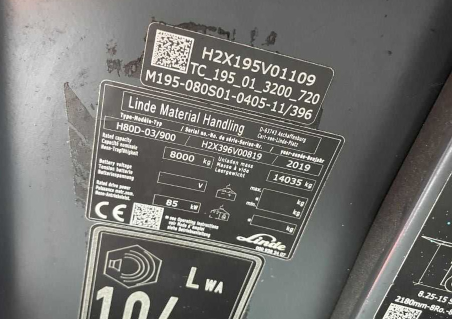 Linde H80D-03/900 - Dizel viljuškar: slika 4 Linde H80D-03/900 - Dizel viljuškar: slika 4
