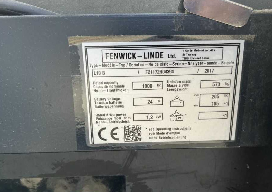 Linde L10B - Slagač: slika 4 Linde L10B - Slagač: slika 4