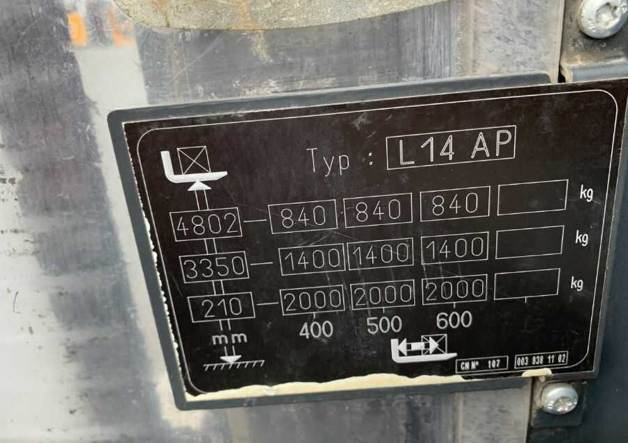 Linde L14AP - Slagač: slika 4 Linde L14AP - Slagač: slika 4