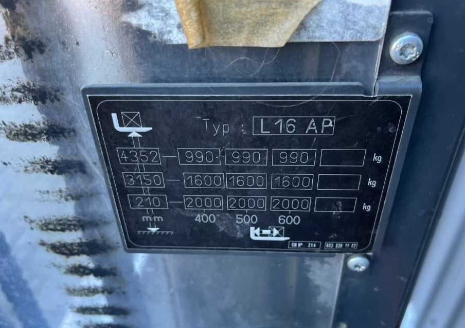 Linde L16APi - Slagač: slika 5 Linde L16APi - Slagač: slika 5