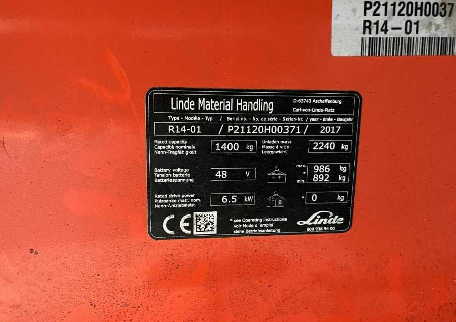 Linde R14-01 - Regalni viljuškar: slika 4 Linde R14-01 - Regalni viljuškar: slika 4