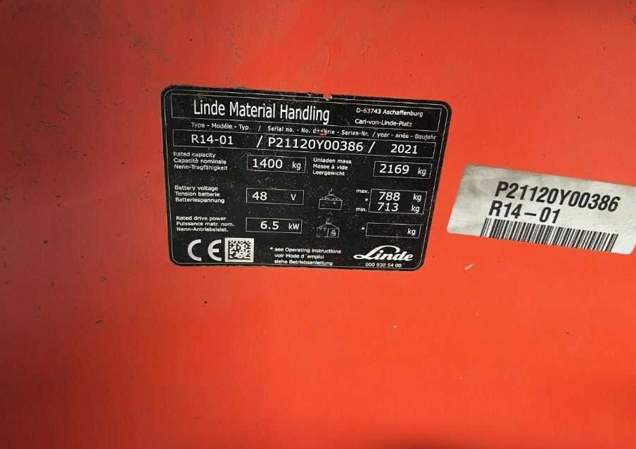Linde R14-01 - Regalni viljuškar: slika 4 Linde R14-01 - Regalni viljuškar: slika 4