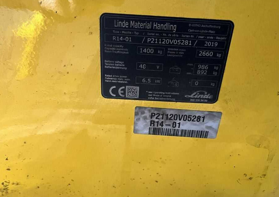 Linde R14-01 - Regalni viljuškar: slika 4 Linde R14-01 - Regalni viljuškar: slika 4