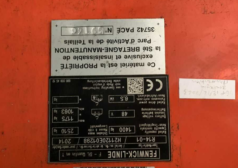 Linde R14-01 - Regalni viljuškar: slika 4 Linde R14-01 - Regalni viljuškar: slika 4