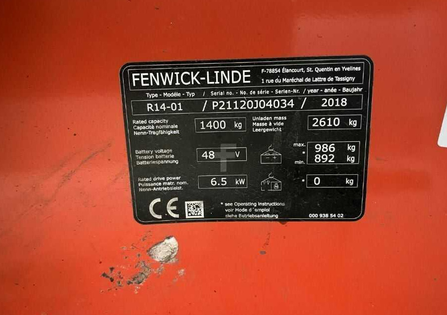 Linde R14-01 - Regalni viljuškar: slika 4 Linde R14-01 - Regalni viljuškar: slika 4
