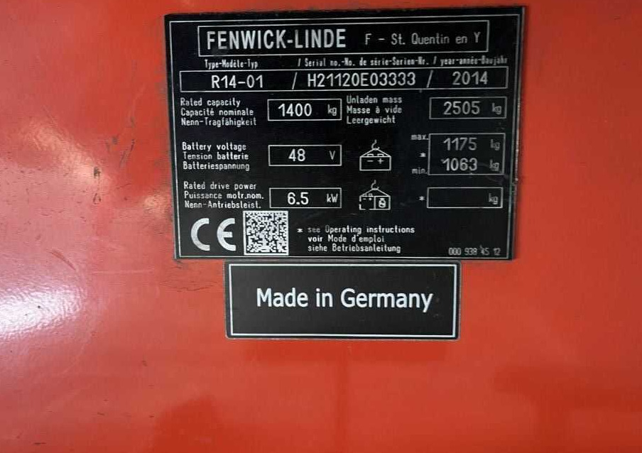 Linde R14 - Regalni viljuškar: slika 3 Linde R14 - Regalni viljuškar: slika 3