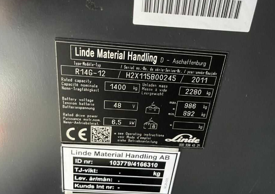 Linde R14G - Regalni viljuškar: slika 4 Linde R14G - Regalni viljuškar: slika 4