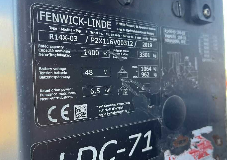 Linde R14X - Regalni viljuškar: slika 4 Linde R14X - Regalni viljuškar: slika 4