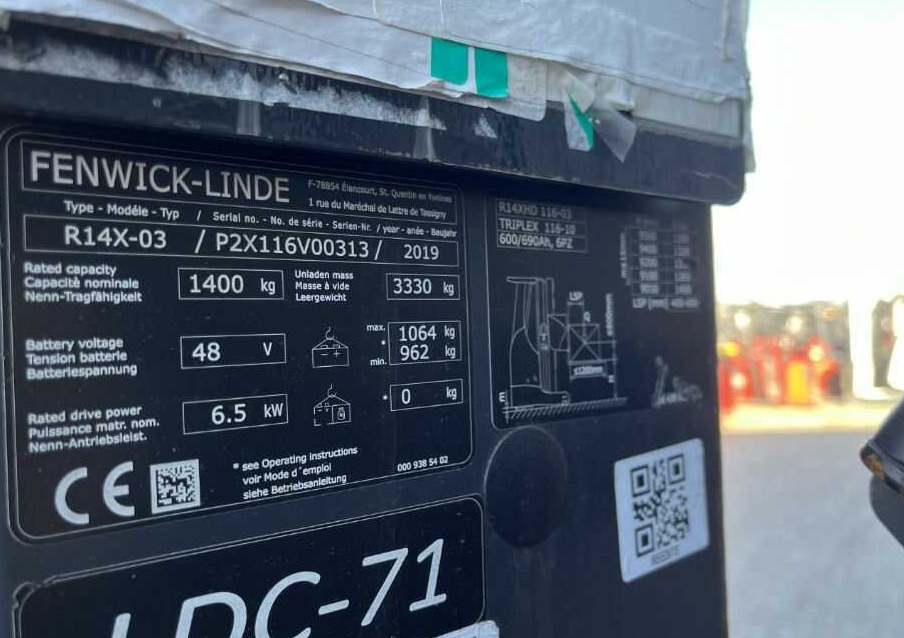 Linde R14X - Regalni viljuškar: slika 4 Linde R14X - Regalni viljuškar: slika 4
