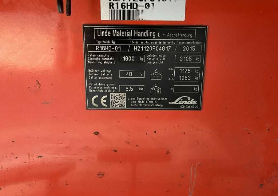 Linde R16HD-01 - Regalni viljuškar: slika 4 Linde R16HD-01 - Regalni viljuškar: slika 4
