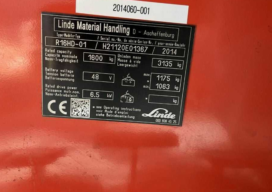 Linde R16HD-01 - Regalni viljuškar: slika 4 Linde R16HD-01 - Regalni viljuškar: slika 4